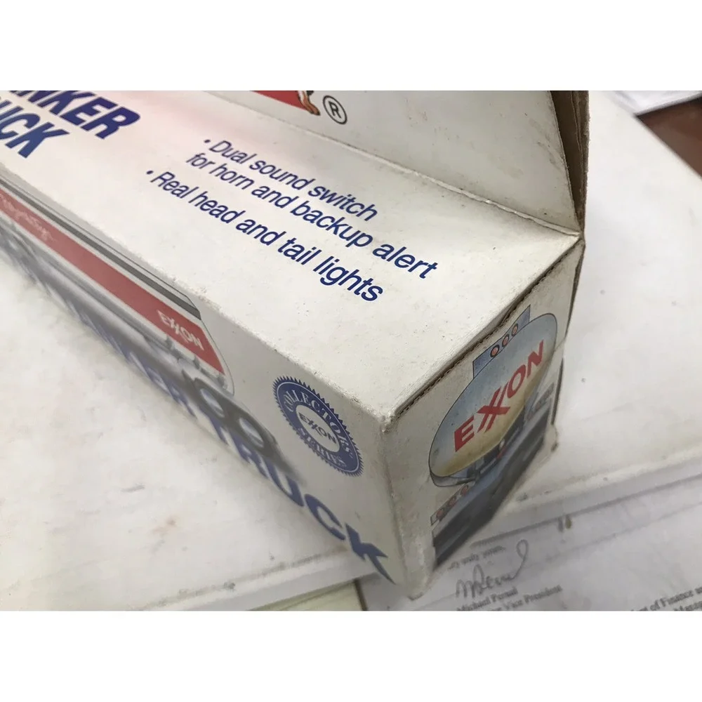 1993  Exxon Rely On The Tiger Tanker Truck-NIB Box In Good Condition